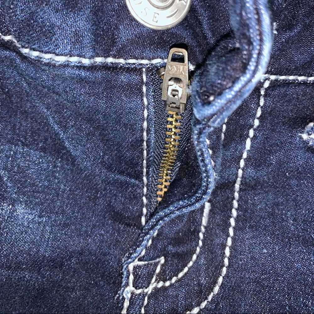 Knox Rose Midi Jean Power Stretch Shorts size 2 - Picture 7 of 12